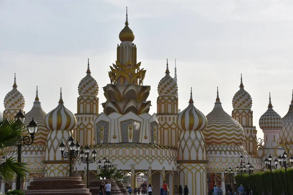 Dubai Zjednoczone Emiraty Arabskie Feb Brama Świata Global Village Dubaju — Zdjęcie stockowe