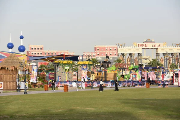 Dubai Förenade Arabemiraten Feb Global Village Dubai Förenade Arabemiraten Sett — Stockfoto