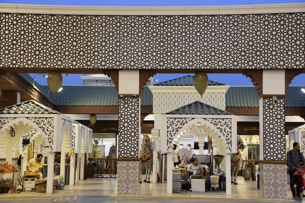 Dubai Uae Feb Morocco Pavilion Global Village Dubai Uae Seen — 图库照片