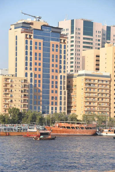 Dubai Uae Feb View Dubai Creek Seef Dubai Uae Feb — Stock Photo, Image