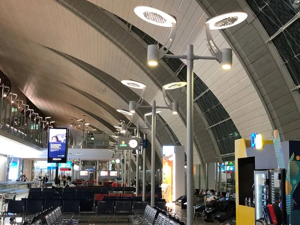 Dubai Uae Feb 2020年2月24日 迪拜国际机场新的3号航站楼 阿联酋 是最繁忙的机场之一 它是世界上建筑面积最大的一栋建筑 — 图库照片