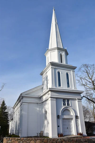 Νεα Κανααν Mar Michaels Lutheran Church New Canaan Connecticut Όπως — Φωτογραφία Αρχείου