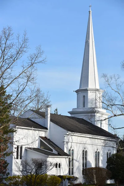 New Canaan Mar Michaels Lutheran Church New Canaan Connecticut Gesehen — Stockfoto