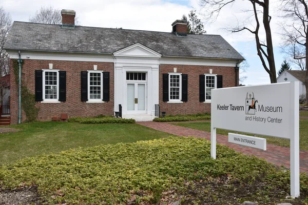 Ridgefield Jul Keeler Tavern Museum History Center Ridgefield Connecticut Seen — 图库照片