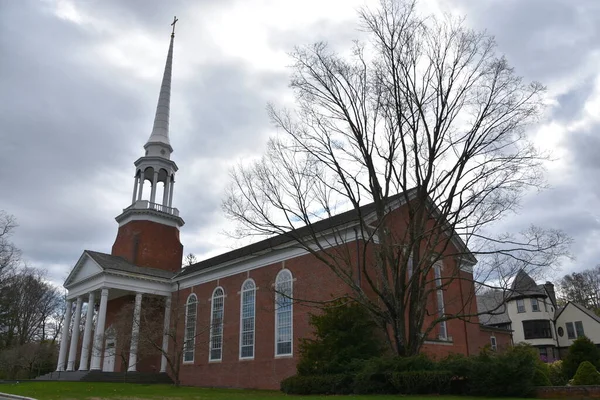 Ridgefield April Jesse Lee Memorial Der United Methodist Church Ridgefield — Stockfoto