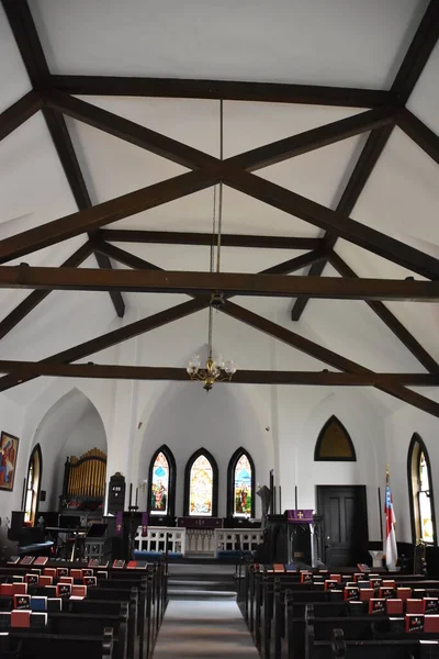 South Salem April Pauls Chapel Episcopal South Salem New York — Stockfoto