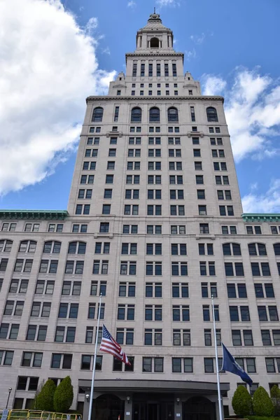 Hartford Maj Siedziba Travelers Insurance Hartford Connecticut Jak Widać Dniu — Zdjęcie stockowe