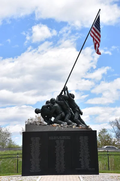 New Britain Mayıs Ulusal Iwo Jima Memorial New Britain Connecticut — Stok fotoğraf