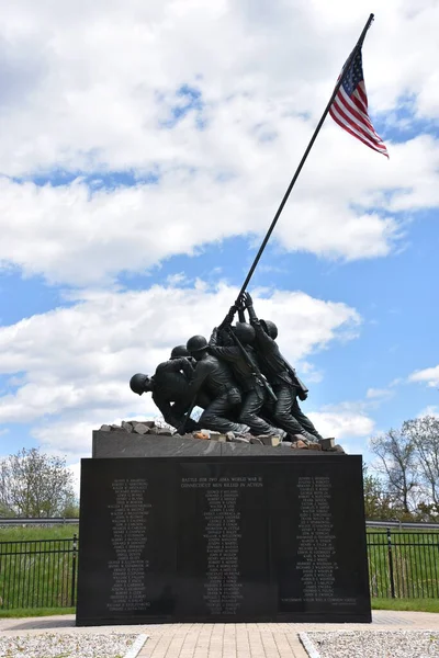 New Britain Mayıs Ulusal Iwo Jima Memorial New Britain Connecticut — Stok fotoğraf