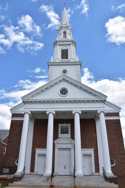 West Hartford Mai Die Erste Church Christ Congregational West Hartford — Stockfoto