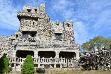 Doğu HADDAM, CT - 16 Mayıs 2020 'de Doğu Haddam, Connecticut' taki Gillette Şatosu Parkı.