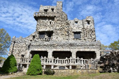 Doğu HADDAM, CT - 16 Mayıs 2020 'de Doğu Haddam, Connecticut' taki Gillette Şatosu Parkı.