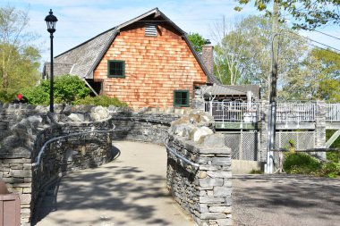 Doğu HADDAM, CT - 16 Mayıs 2020 'de Doğu Haddam, Connecticut' taki Gillette Şatosu Parkı.