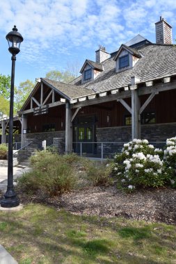 Doğu HADDAM, CT - 16 Mayıs 2020 'de Doğu Haddam, Connecticut' taki Gillette Şatosu Parkı.