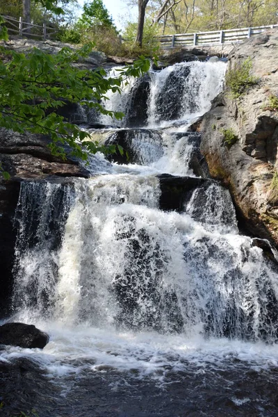 Chapman Falls Devils Hopyard State Park East Haddam Connecticut — Stock fotografie