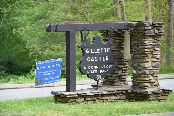East Haddam May Gillette Castle State Park East Haddam Connecticut — 스톡 사진