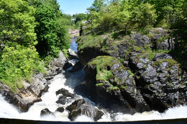 Indian Leap Yantic Falls Norwich Connecticut — Stock fotografie