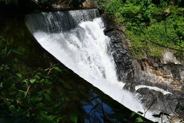 Salto Indio Yantic Falls Norwich Connecticut —  Fotos de Stock