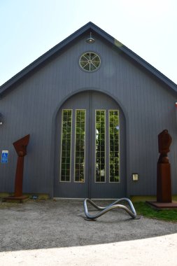 Old LYME, CT - 30 Mayıs 2020 'de Old Lyme, Connecticut' taki Stüdyo 80 + Heykel Arazileri.