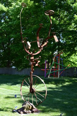 Old LYME, CT - 30 Mayıs 2020 'de Old Lyme, Connecticut' taki Stüdyo 80 + Heykel Arazileri.