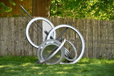 Old LYME, CT - 30 Mayıs 2020 'de Old Lyme, Connecticut' taki Stüdyo 80 + Heykel Arazileri.