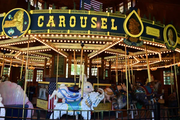Cooperstown Giugno Empire State Carousel Farmers Museum Cooperstown New York — Foto Stock