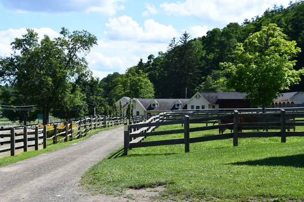 Cooperstown Jul Farm Farmers Museum Cooperstown New York Seen July — Stock Photo, Image