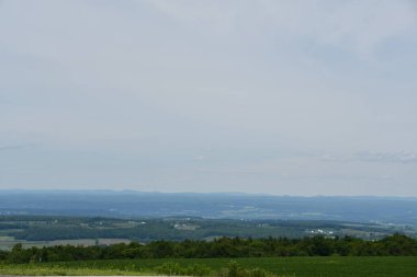New York 'un kuzeyindeki Cherry Valley' den Mohawk Vadisi manzarası