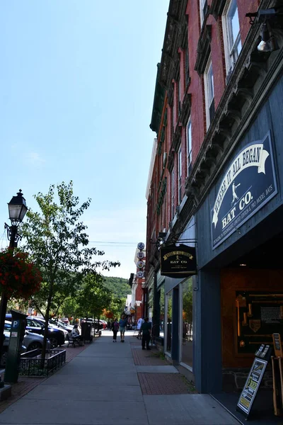 Cooperstown Jul Main Street Cooperstown Estado Nueva York Visto Julio — Foto de Stock