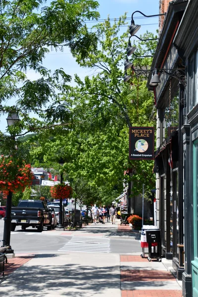 Cooperstown Jul Main Street Cooperstown New York State Seen July — Stock Photo, Image
