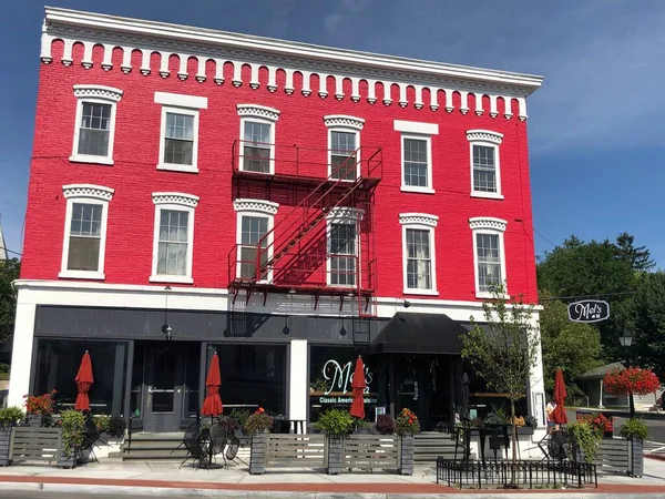 Cooperstown Jul Mels Restaurant Cooperstown New York Gezien Juli 2020 — Stockfoto