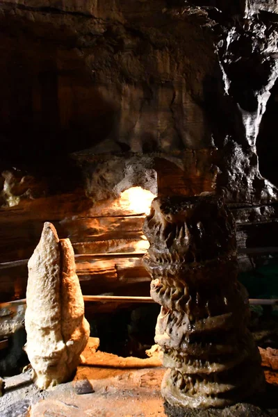 Howes Cave Jul Howe Barlangok New York Északi Részén Ahogy — Stock Fotó