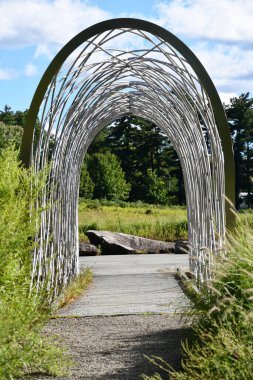 ANNANDALE-ON-HUDSON, New York - 30 Ağustos 2020 'de İzlandalı ressam Olafur Eliasson tarafından Bard College, Annandale-On-Hudson, New York' ta oluşturulan Gerçeklik Parlamentosu.