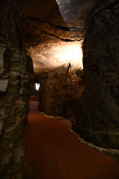 Howes Cave Jul Howe Caverns Upstate New York Jak Vidět — Stock fotografie