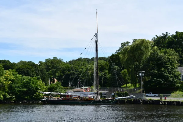 Kingston Jul Boote Auf Dem Hudson River Kingston New York — Stockfoto