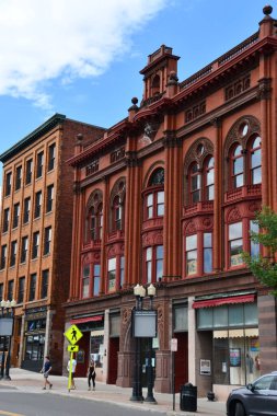 GENEVA, NY - 21 AUG: Cenevre şehir merkezi, New York, 21 Ağustos 2020.