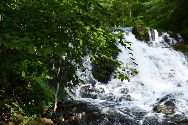 Bijlage Hudson Aug Zabriskies Waterval Annandale Hudson New York Gezien — Stockfoto