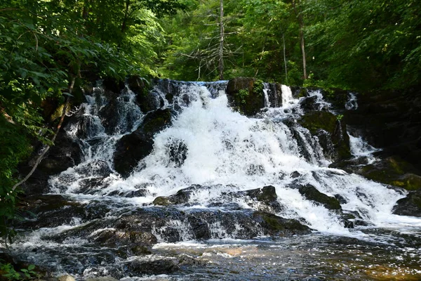 Annandale Hudson Aug Zabriskies Waterfall Annandale Hudson New York Seen — Stock Photo, Image