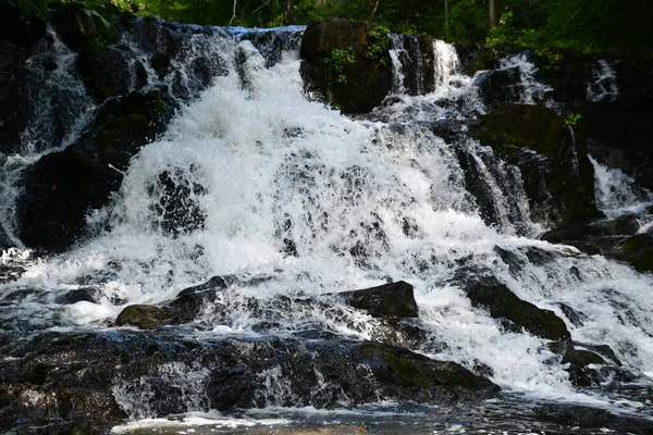 Annandale Hudson Agosto Cascada Zabriskies Annandale Hudson Nueva York Visto — Foto de Stock