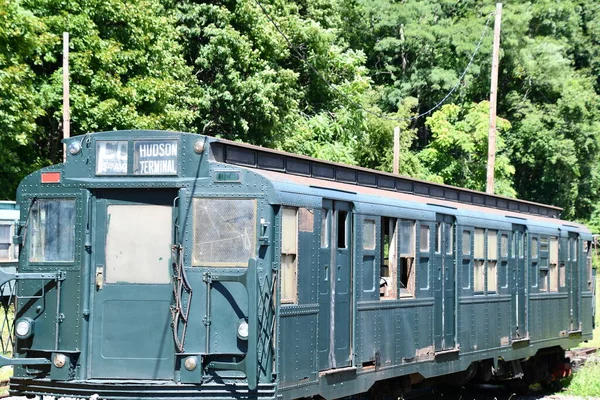 Kingston Agosto Trolley Museum New York Kingston Nueva York Visto —  Fotos de Stock