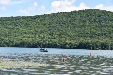 Cooperstown, New York 'taki Otsego Gölü manzarası