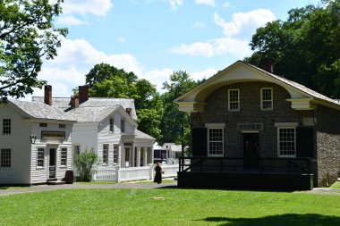 COOPERSTOWN, NY - 24 Temmuz 2021 'de Cooperstown, New York' taki Çiftçi Müzesi.