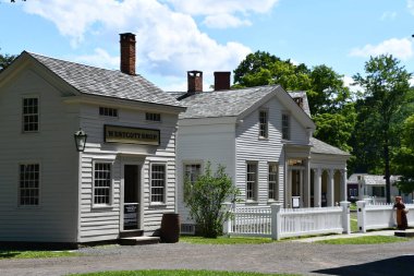 COOPERSTOWN, NY - 24 Temmuz 2021 'de Cooperstown, New York' taki Çiftçi Müzesi.