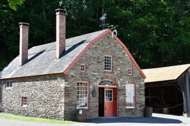 COOPERSTOWN, NY - 24 Temmuz 2021 'de Cooperstown, New York' taki Çiftçi Müzesi.