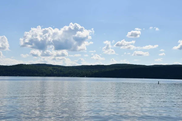 Вид Озеро Отсего Державного Парку Glimmerglass Куперстауні Штат Нью Йорк — стокове фото