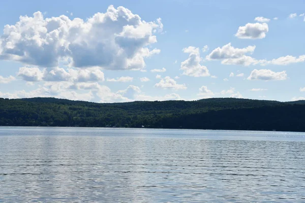 Вид Озеро Отсего Державного Парку Glimmerglass Куперстауні Штат Нью Йорк — стокове фото