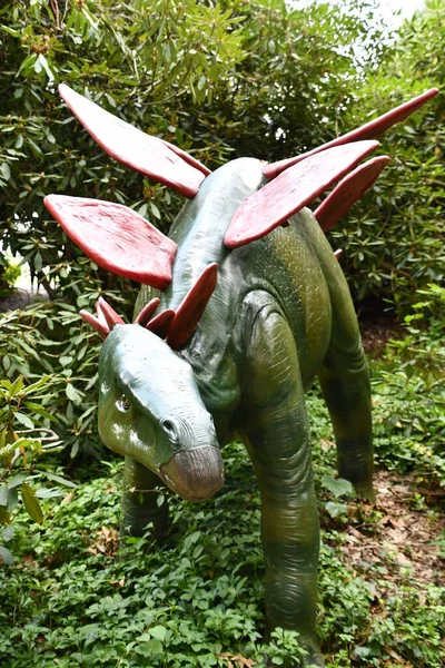 Katonah Ago Jardín Dinosaurios Lasdon Park Arboretum Katonah Nueva York — Foto de Stock