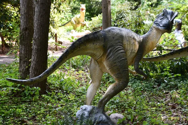 Katonah Ago Jardim Dinossauros Lasdon Park Arboreto Katonah Nova York — Fotografia de Stock