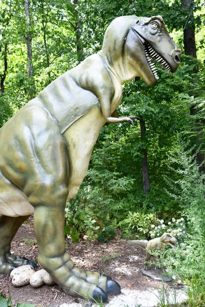 Katonah Ago Jardín Dinosaurios Lasdon Park Arboretum Katonah Nueva York — Foto de Stock