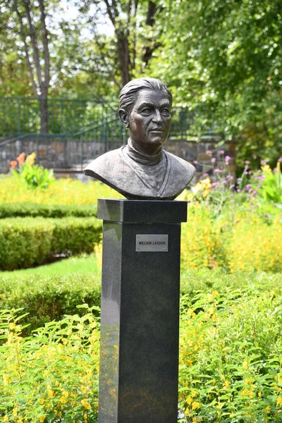 Katonah Agosto Statua William Lasdon Lasdon Park Arboretum Katonah New — Foto Stock